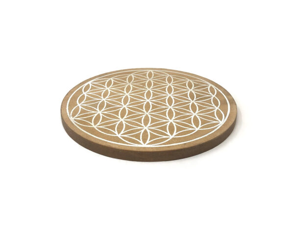 Shreyshti Wooden Grid Flower of Life approx 6" - Image 2